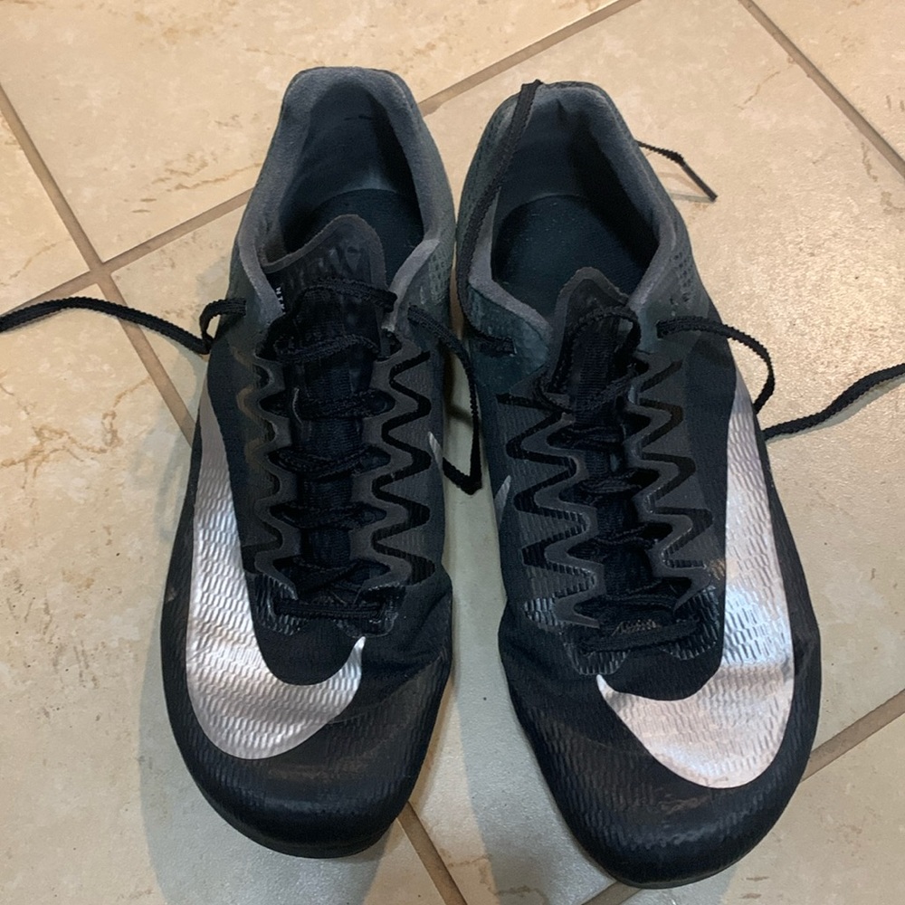 Mens sprint Nike track spikes.